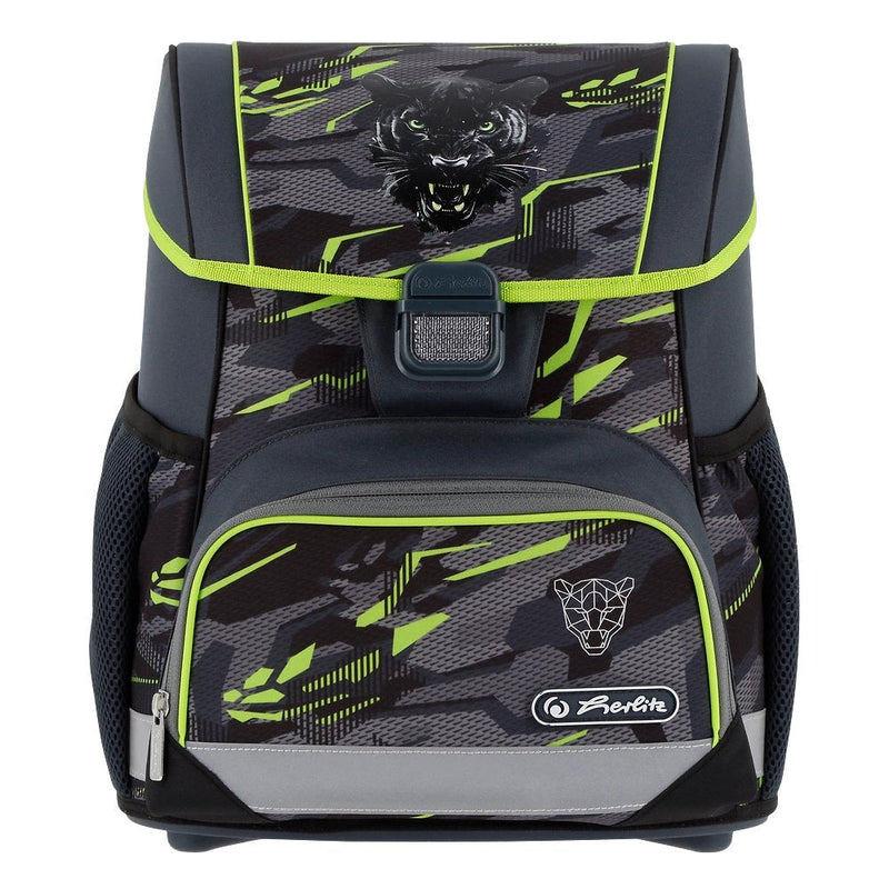 Herlitz Set Of Backpacks Escolares 4 Pieces 17 L, Ergonómica, Grey Green