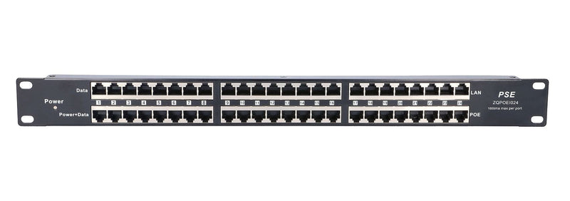 Extralink 24 Port PoE Injector 24X 100MB/S RJ45, Rackmount