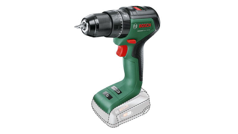 Bosch Taladro Impacto a Batería Universalimpact 18V-60 Baretool Verde/Negro Sin Batería Ni Cargador Power For