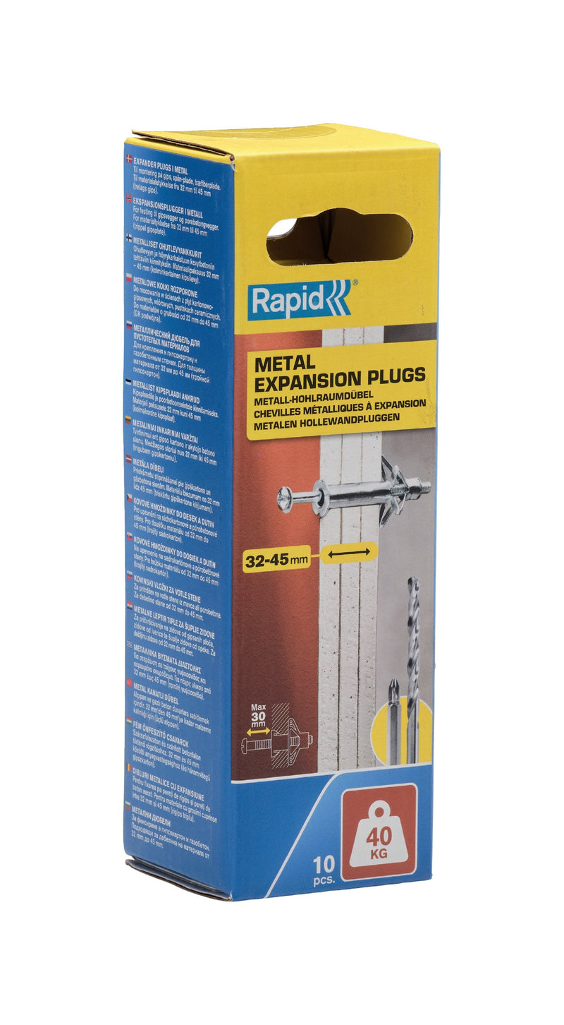 Rapid Blister 10 Units Taco Expansión Metallic Ø11X80 Screw M5X89 5001552