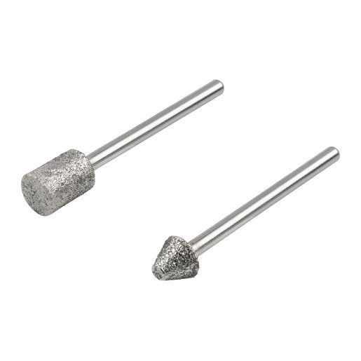 Wolfcraft Set 2 Muelas Diamante Cono Cilíndrico And Puntiaguda 5989000