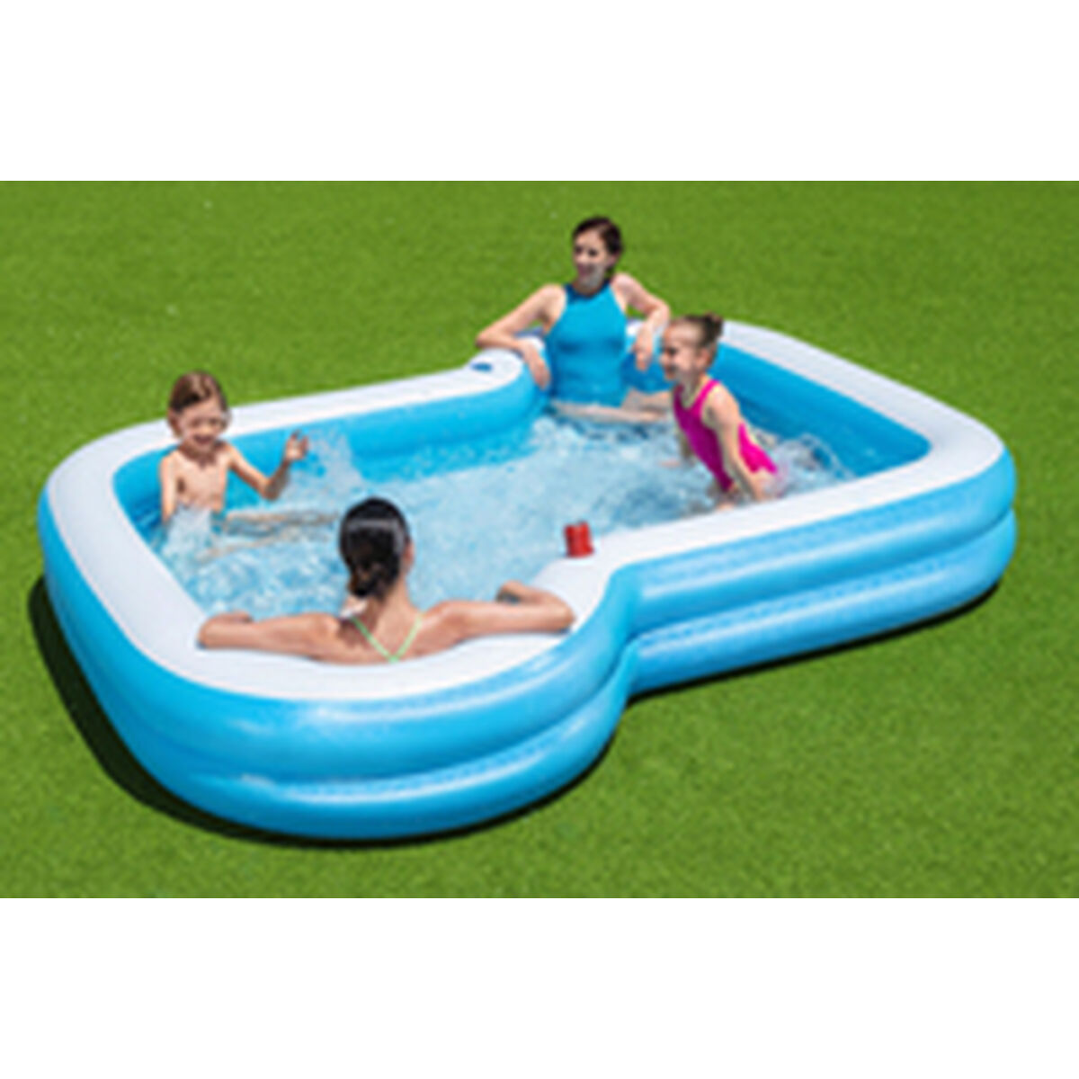 Bestway Inflatable Paddling Pool For Children Bestway Multicolour 305 X 274 X 46 Cm