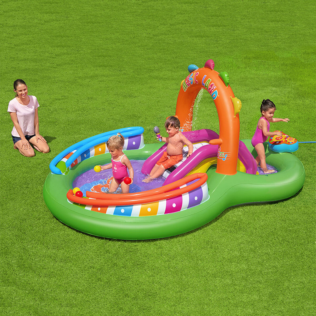 Bestway Children's Pool Bestway Musical 295 X 190 X 137 Cm Playground