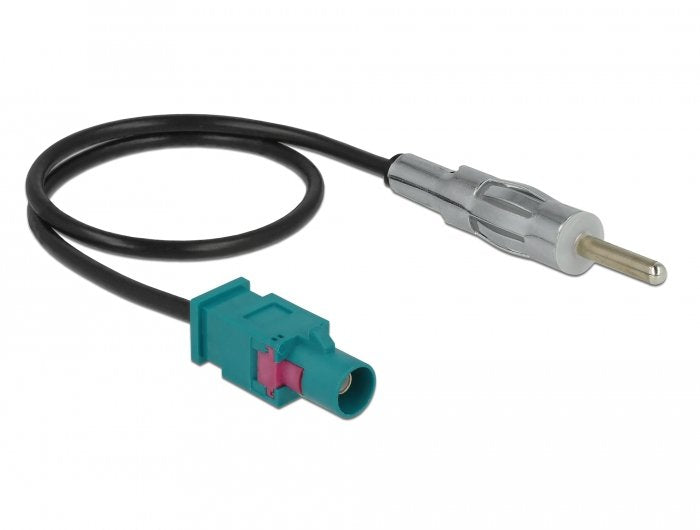 Delock 85720 Antenna Cable Fakra Z Plug Din Plug RG-174 32CM Black