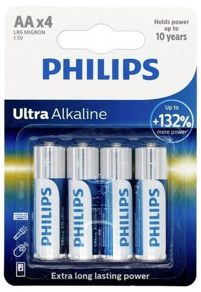 Philips - Ultra Alkaline Battery Aa LR6 BLISTER*4 — image 1