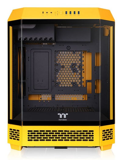 Thermaltake PC Case The Tower 600 Yellow Oscuro, Glass Tempered X 3 CA-1Z1-00M4WN-00 — image 1