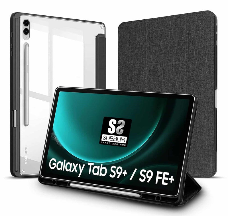 Subblim Funda Exclusiva Samsung Galaxy Tab S9+/S9 Fe + 12,4? - Protection Total - Design Modern - Material