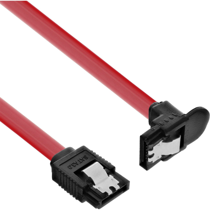 Inline Cable SATA 6GB/S With Pestillos Ángulo 0,3M