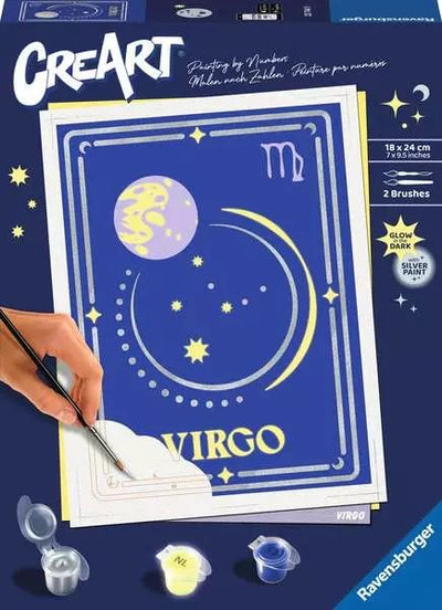 Ravensburger Creart - Signo Zodiacal Virgo, Pintura 23744 — image 1