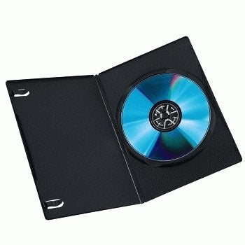 Hama Slim Dvd Jewel Case Pack Of 10, Black 51181 — image 1