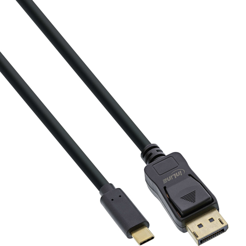 Inline Cable , USB Type-c Male a DisplayPort Male (modo Alternativo Dp), 4K2K, Black 7,5M