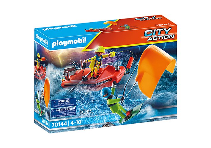 Playmobil 70144 Socorro Kitesurfer Rescate With Barco