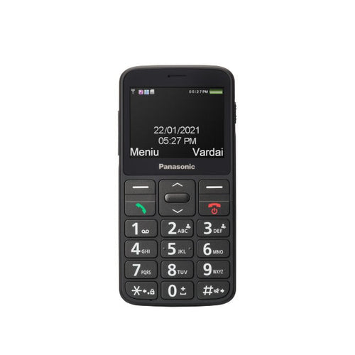 Panasonic KX-TU160 Easy Use Mobile Phone, Black — image 1