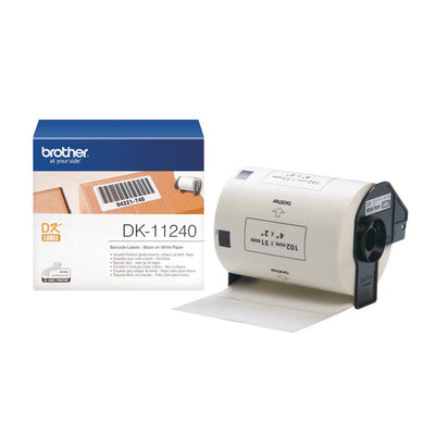 Brother DK-11240,NEGRO Sobre BLANCO,51 X 102MM 600 Labels Enva Or, Brother QL-1050, QL-1050N, QL-550 — image 1