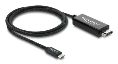 Delock Koaxiales USB Type-c ? a HDMI Cable (dp Alt Mode) 4K 60 HZ With Geflechtma — image 1