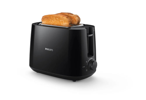 Philips Toaster Daily Collection HD2581/90, 2 Rebanada(s) Black 830W — image 1