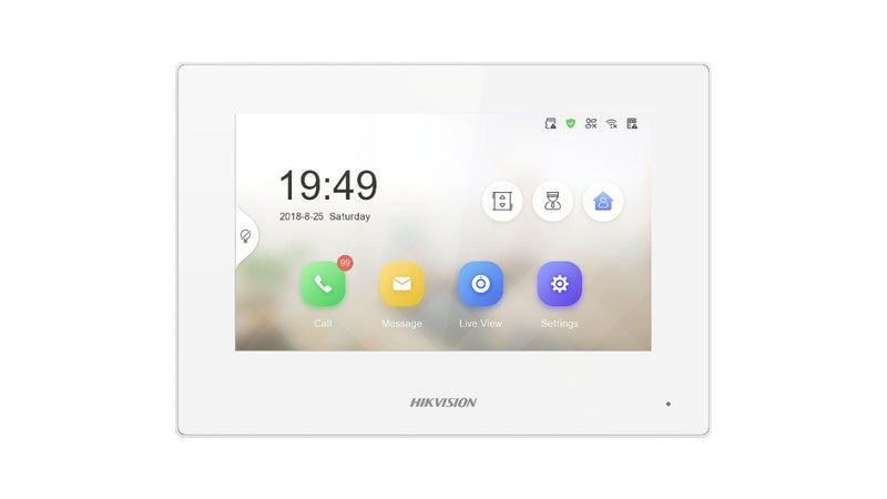 DS-KH6320-WTE1-W Or -md Video Indoor With 7\ Touch-screen, White