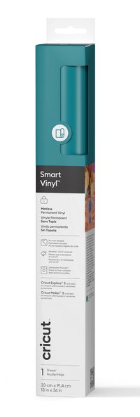 Cricut Smart Vinyl Permanent 33X91CM 1 Sheet (aqua) — image 1