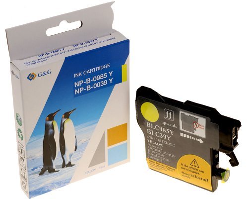 G&g Ink Compatible With Brother LC-985Y Yellow