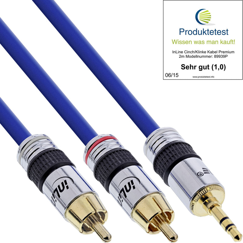 Inline Cable Audio Premium 2X Rca Male a 3.5MM Male 7M