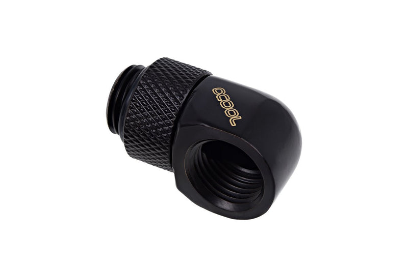 Alphacool Racor L Eiszapfen Rotating Black Rotating/90Â°/G1/4 Interior-exterior 1011177