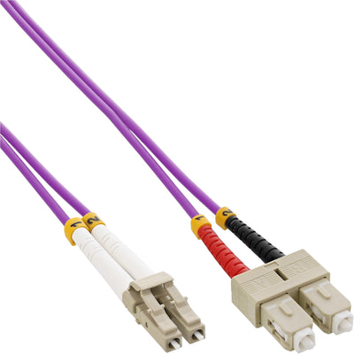Inline Cable Dúplex Fibre Optic Lc/Sc 50/125?M OM4 2M — image 1