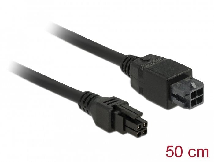 Delock Micro Fit 3.0 4 Pin Cable Alargador Connector Male Connector Female 50CM