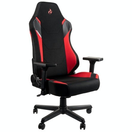 Nitro Concepts X1000 Chair Videojuegos PC Asiento Acolchado Black Red