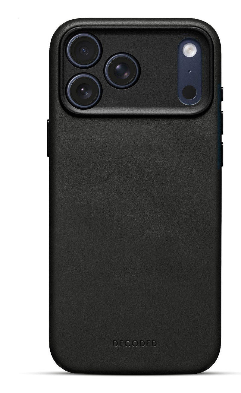 Decoded Leather Backcover Iphone 17 Pro Black