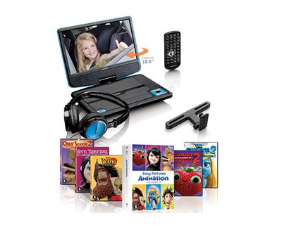Lenco DVP-910 Reproductor Dvd Laptop Convertible Black Blue 22,9CM (9) — image 1