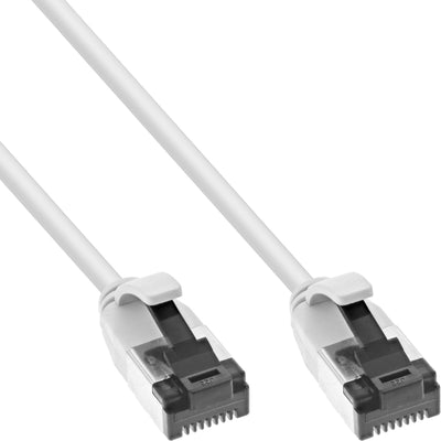 Inline® Network Cable Slim, U/FTP, CAT.8.1, Tpe Halogen-free, White 1.5M — image 1