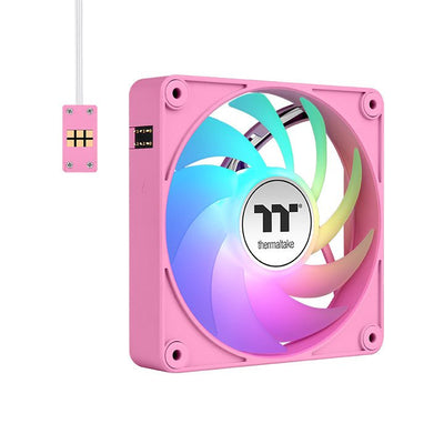 Thermaltake Fan Refrigeración PC CT120 Ex ARGB Sync, Colour Pink Paquete 3, 120MM CL-F219-PL12PK-A — image 1