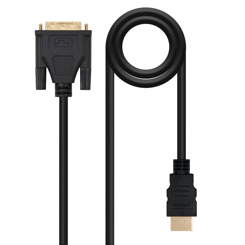 Nanocable Cable DVI 18 + 5 Male a HDMI Male 1.80M - Black