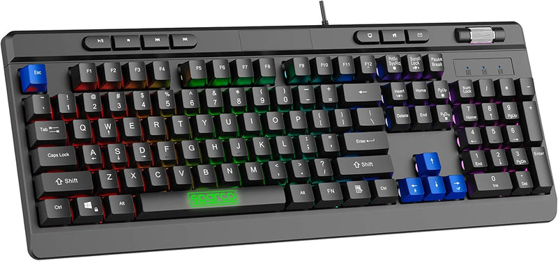 Sparco Keyboard Spanish Spmemkeybesp Gaming Black QWERTY USB Cable