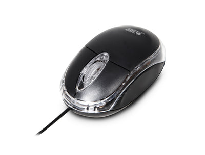 Mini Mouse Black Optico USB Perp Optico USB Cable 2.0 In — image 1