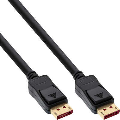Inline Cable DisplayPort 1.4, 8K4K, Black Gold 3M — image 1