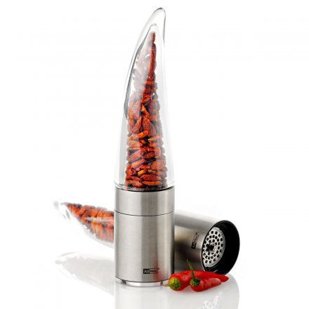 Molinillo Adhoc Pepe Pimienta Steel Inoxidable, Transparent