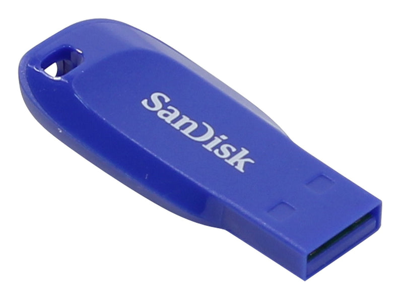 SanDisk USB Flash Drive 32GB USB 2.0 Cruzer Blade Blue