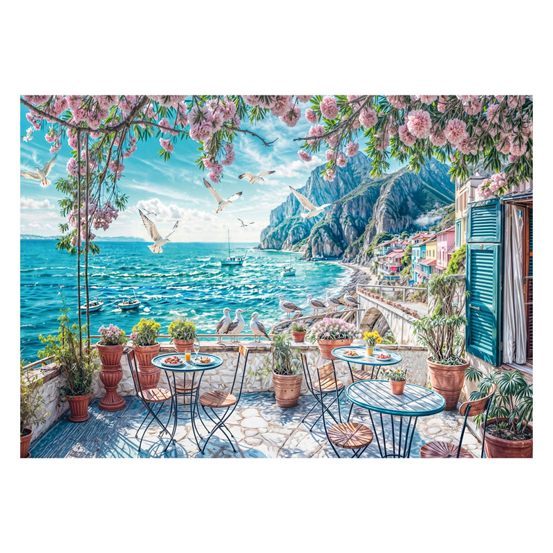 Schmidt Spiele Terrace Junto Mar, Rompecabezas 1000 Pieces 58884