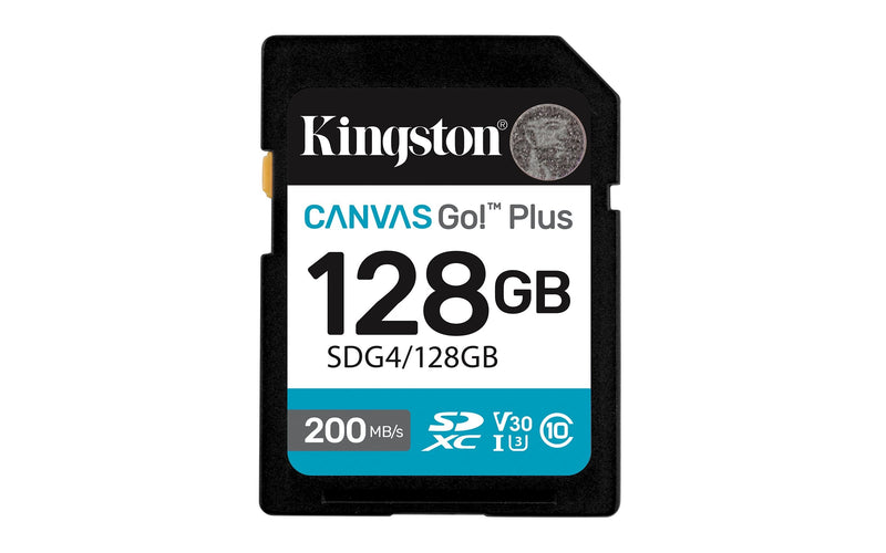 Kingston Card Canvas Go Plus SD 128GB