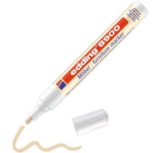 Edding 8900 Marker Permanente Muebles - Punta Redonda 1.5-2MM - Resistant a Light - Secado Fast - Colour — image 1