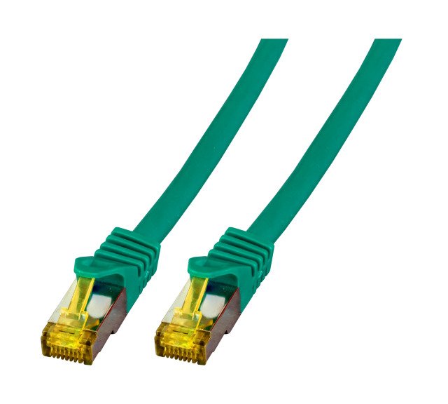 Efb RJ45 Network Cable S FTP, CAT.6A, Lszh, CAT.7 ROHK.,3M, Green