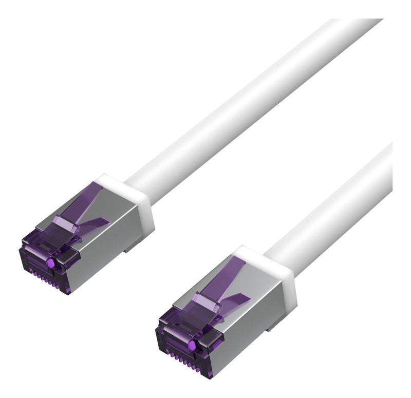 Shiverpeaks Network Cable CAT.6A S FTP Flex. 500MHZ 0,15M White