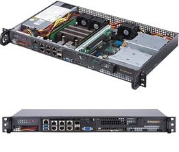 Supermicro Superserver 5019D-FN8TP, Barebone Black 1U SYS-5019D-FN8TP — image 1