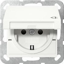 Gira 441427 Schuko Kd + Sh System 55 White Puro M