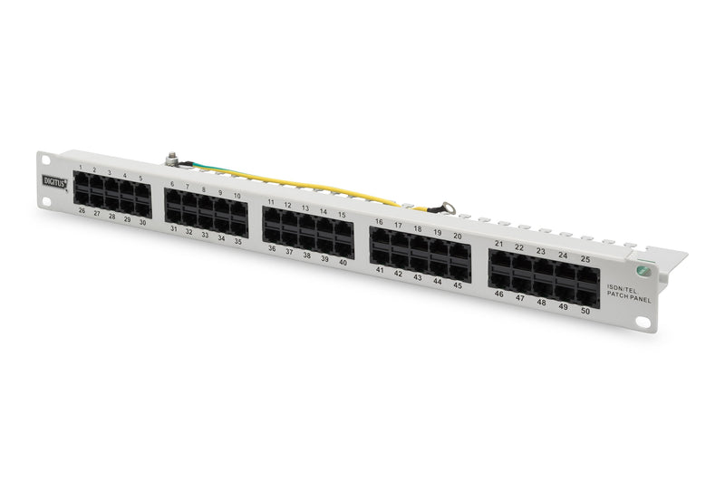 Digitus Cat 3 ISDN - Patch Panel - 1U - 19