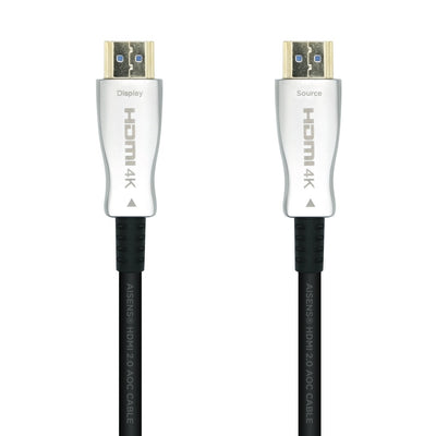 Aisens HDMI Cable V2.0 Aoc (active Optical Cable Premium High Speed/ Hec 4K@60HZ 18Gbps - a/m-a/M - 20M - Colo — image 1