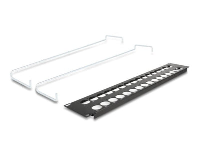 Delock 67057 Patchpanel Tipo-d 19 With Alivio Voltage 32 Ports 2U, Black — image 1