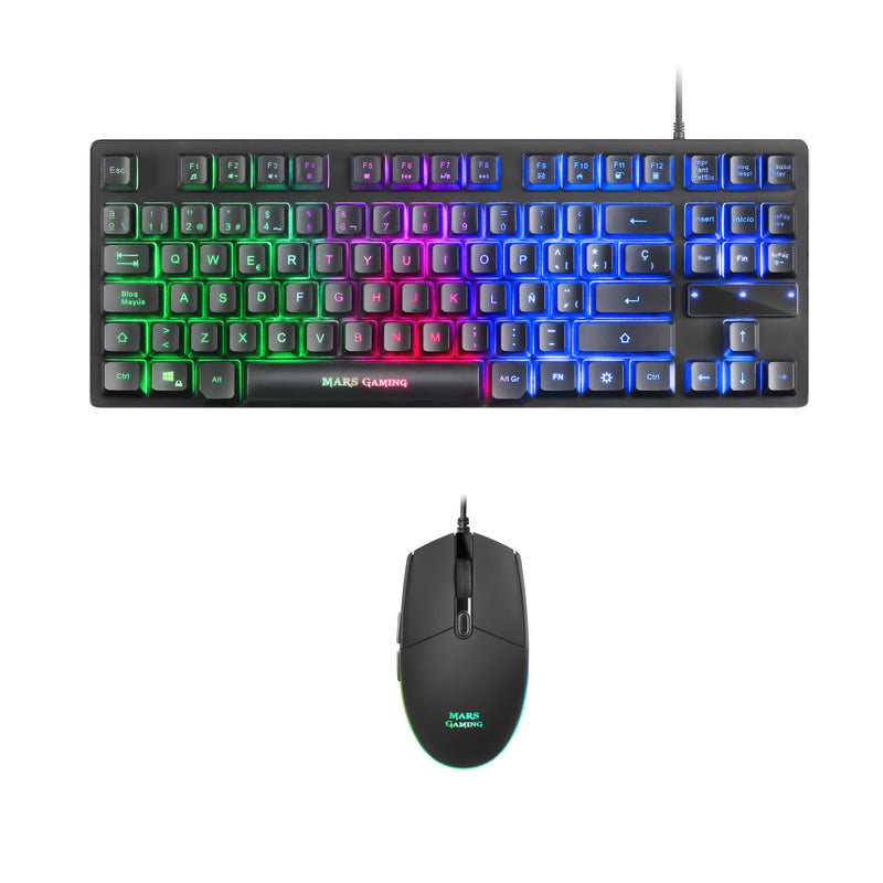Mars Gaming Pack Gaming Mcptkles Keyboard + Mouse Óptico