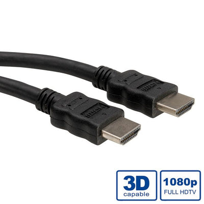 Roline HDMI High Speed Cable With Ethernet, Lsoh, Black 10M — image 1